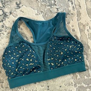 Blue bomber bra